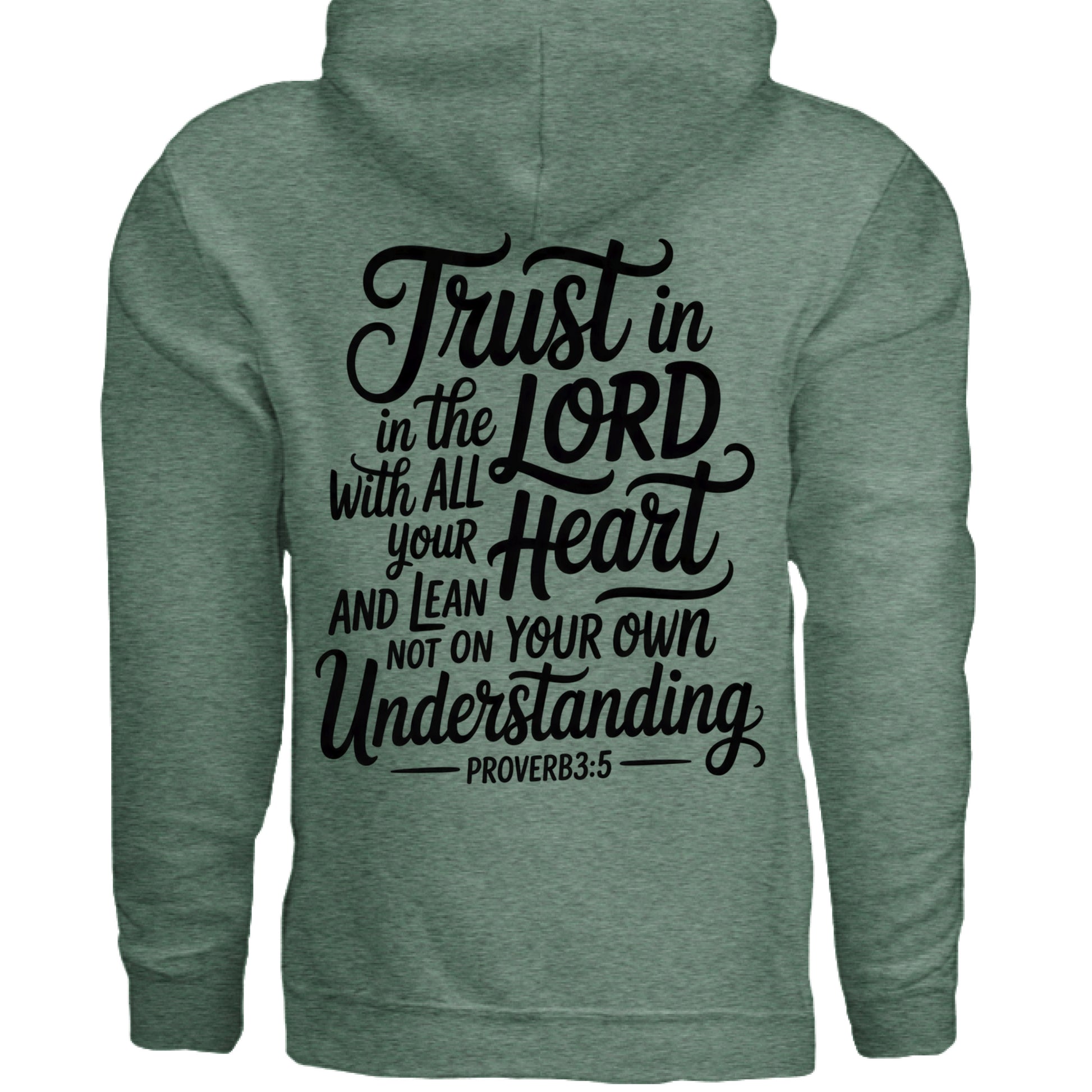 Heather Sport Dark Green - BACK