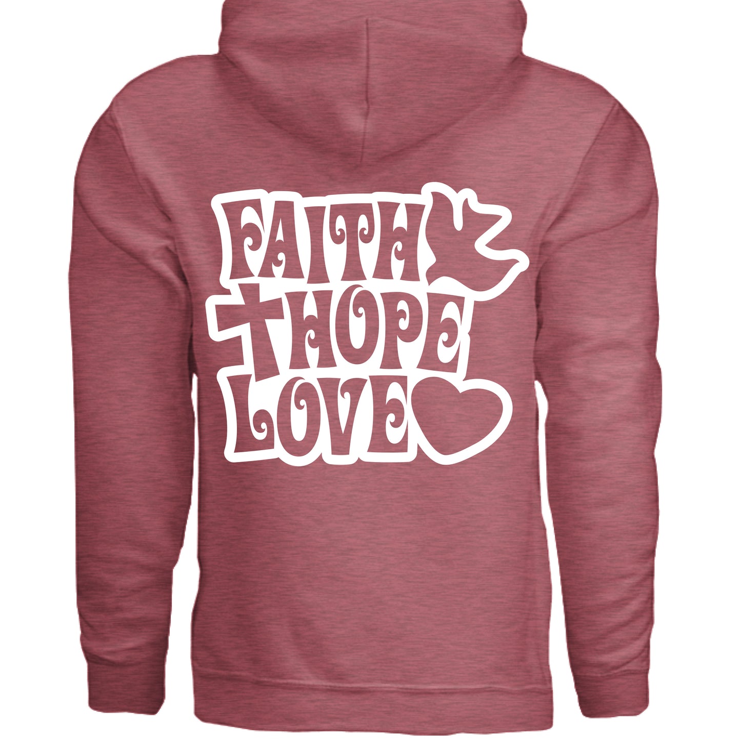 Heather Sport Scarlet Red - BACK